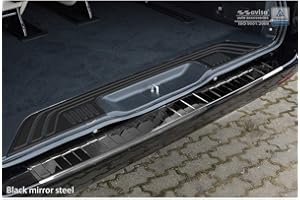 AVISA Auto-Style 2/51005 Black Mirror Stainless Steel Rear Bumper Protector Vito/V-Class 2014-'Ribs', Chrome