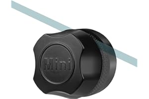 Flintronic Brosse Réservoir Poissons Magnetique, Brosse de Nettoyage Aquarium, Équipement de Nettoyage d'aimant d'aquarium Flottant Kits, Petit, 37x25mm Noir