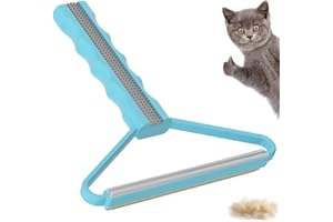 Emooncn 3 in 1 Lint Remover Carpet Scraper,Portable Carpet Scraper Tool Detachable Carpet Hair Remover Tool Metal Pet Hair Scraper Dog Cat Hair Remover Reusable Lint Removers（3 Types Scraping Head）