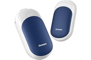 OCOOPA Calentador de Manos Recargable 2 en 1, Calienta Manos de Bolsillo Magnético, Ultraligero y Ultrafino, 3 Niveles de Calor, para Camping, Golf, Regalos Idea Tech para Hombres, Mujeres, UT3 Lite