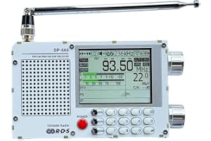 RANRAO DP666 kortvågsradio RDS, TEF6686 högkänslighetsradio fullt band FM AM FM