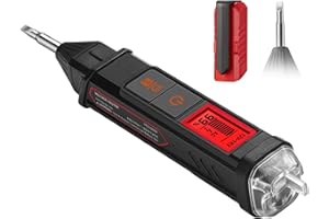 AstroAI Non Contact Voltage Tester Pen, 12-1000V/70V-1000 Adjustable Sensitivity AC Electrical Tester Pen with Flashlight, Buzzer Alarm, Wire Breakpoint Finder