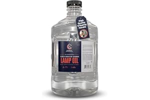 CANDLE CHARISMA 1 Gallon Odorless & Smokeless Lamp Oil for Indoor Use | Highly Refined, Pure & Clear Liquid Paraffin Oil Lamp Fuel for Lamps – Clean Burning, Versatile Premium Fuel for Households