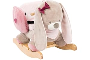 Nattou Couverture Lapin, Supersoft, 75 x 100 cm, Polyester, Lapidou, Turquoise