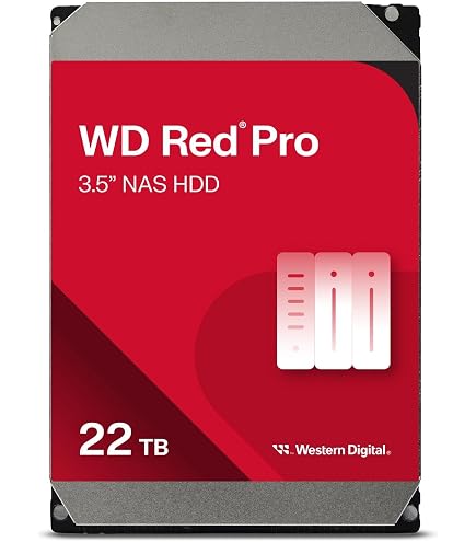 Western Digital 16TB WD Red Pro NAS Internal Hard Drive HDD - 7200