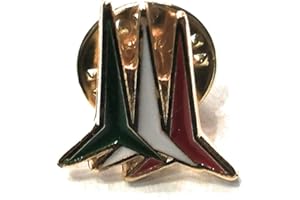 LUPSTY FRECCE TRICOLORI Spilla in Metallo SMALTATO A Freddo