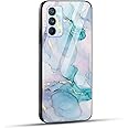 NDCOM for Realme GT Master Edition Back Cover, Durable Realme GT Master Edition Phone Cover, Sleek Realme GT Master Edition Cover for Enhanced Protection Blue Marble Printed Glass Case