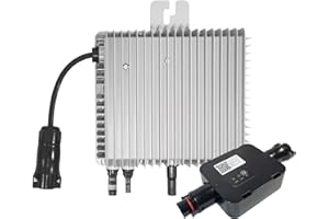 ABSAAR Micro Wechselrichter Solar Inverter - Deye SUN-M80G3-EU-Q0 800W - Solar Mini Wechselrichter für Balkonkraftwerk - upgradefähiger WiFi Wechselrichter - inkl. externer Relais-Box