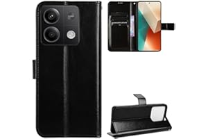 Heioloo Funda para Redmi Note 13 5G Carcasa PU Cuero Magnética con Soporte y Cartera para Tarjetas [Anti-arañazos] [Protección Completa]