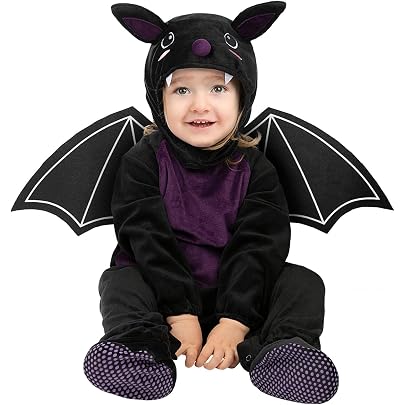 Disfraz De Murciélago Para Bebé Recién Nacido - Mono De Halloween - Tallas 0-24 Meses - Algodón Y Elastano - Fácil De Poner