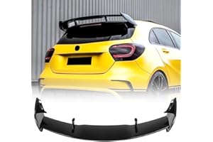 GEARCELL Rear Roof Spoiler Compatible for Mercedes Benz A-Class W176 A250 A45 A180 A200 AMG 2013-2018 Rear Roof Lip Splitter Roof Boot Spoiler (Gloss Black)