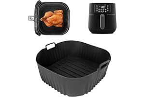 GADITIEK Teglie Silicone per Philips Series 5000 Connessa Airfryer XXL, 7,2L, Teglie Silicone per Friggitrice ad Aria riutilizzabile per friggitrice Philips 7.2L HD9285/90