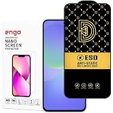Engo Samsung Galaxy A36 İle Uyumlu Ekran Koruyucu Antistatik 9h Temperli Kırılmaz Cam, Toz Tutmayan Parmak İzi &Ouml;nleyici, 5d T