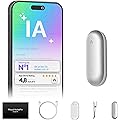Plaud NotePin Enregistreur Vocal IA, Contrôle par Application, Prise de Notes IA, Transcription & résumé IA, Compatible avec 112 Langues, Mémoire 64 Go, Enregistreur Audio pour Cours, Réunions
