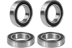 Flewdart 4 st 6905 2RS kullager 25x42x9mm, 6905-2RS 6905RS förseglade kolstål för maskiner och verktyg (6905RS 4 st)