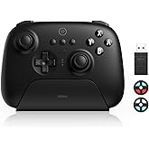 8BitDo Ultimate Bluetooth e Controller 2.4g con Dock di Ricarica 22 Ore di Gioco, Controller per Switch Wireless Controller d