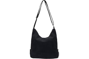 Jiliyote Umhängetasche Damen Cord Tasche Schultertasche,Hobo Cordtasche Damen Cord Taschen Kord Beuteltasche shopper für Mädchen Büro Einkaufen Uni