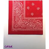 CafBaf Klasik Kırmızı Bandana Model.8503