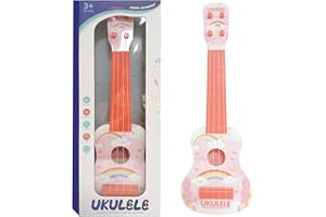 CRETVESTSAR Ukulele for Kids 4 String Toddler Guitar Toy with Cute Clouds Design Musical Instrument for Preschoolers Kindergarten Kids Ukulele Gift for Child Musicians Ages 3+ (Clouds)