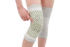 ITODA Kniewärmer Unisex Knieschoner Winddicht Knieschützer Anti Rutsch Kniebandage Warm Knieorthese Gepolstert Elastisch Knieunterstützung Knie Ellenbogenwärmer Sport Knieprotektor für Tanzen Yoga