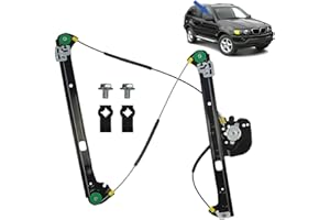 STARKIT PERFORMANCE Elevalunas compatible para BMW X5 E53 (2000-2006) mecanismo elevalunas delantero derecho (pasajero) 51338254912