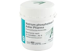 ADLER PHARMA PRODUKTION UND VERT BIOCHEMIE Adler 9 Natrium phosphoricum D 6 Tabl. 400 St