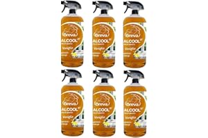 BREVA Alcool coloré (spray) 70° parfumé vanille 750 ml (6)