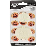 JEM 1102EP012 Stampo Pop-it per Decorare Fondente per Halloween-Zucca, Bianco, 6x2x5 cm, 2 unità