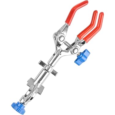 DECOMELODY Kreuzklemmen Set - 2 Stück Laborzangen Für Stativstangen