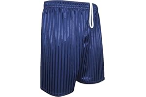 22YardsPro Boys Girls & Adults Shadow Stripe School Sports Football Rugby PE Shorts UK
