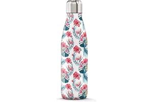 The Steel Bottle - Bottiglia termica in Acciaio Inox, Isolamento sottovuoto a doppia parete, Capacità 500 ml, Chiusura Ermetica, borraccia portatile