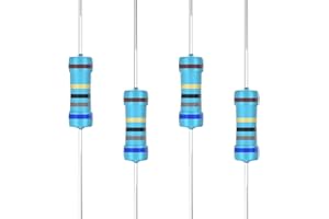 SCOOYUCK 100 Pièces 1W 68 Ω ohm résistance de film métallique 1% tolérance pour les projets de bricolage et les expériences