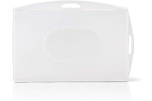 Djois made by Tarifold 200422, Pack de 10 Fundas Porta Tarjetas de Identificación, Plástico Rígido, 64 x 96mm, Transparente