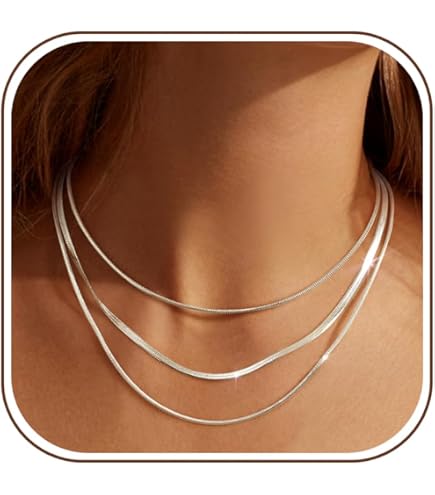 Ciondolo Ovale Perla Con Catena Serpente In Argento Sterling 925
