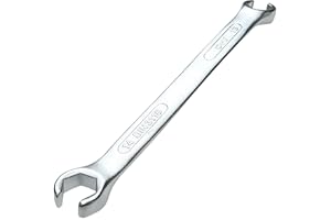 Aerzetix - Chiave piatta aperta per tubo freno 13x14mm - chiave a tubo per tubi freno - in acciaio CR-V - DIN 3118 - colore argento - C51134