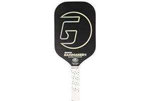 Gamma Rainmaker Pickleball-Paddel – leicht, großer Sweetspot, Mikroperlen-Karbonfaser-Gesicht für mehr Spin und Kontrolle, anpassbares Schwunggewicht, 16 mm und erhältlich in 6 Farben