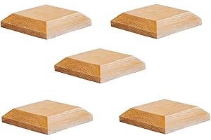 POSTSAVER Timber Fence Post Cap | Fits 4x4" (100x100mm) Posts | Untreated | Square Posts | Pack of 5