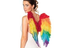 CUBINEST Engel Federflügel, 50 X 50 cm, Angel, Deko, Weihnachten, Valentinstag, Karneval, Fasching, Halloween, Mottoparty, Kostüm, Theater, Accessoire, Verkleidung