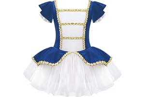 Alvivi Vestido de Danza para Niña Maillot con Tutú Ballet Leotardo Gimnasia Rítmica Vestido de Bailarina Lujo Disfraz de Fiesta Carnaval Navidad 3-16 años
