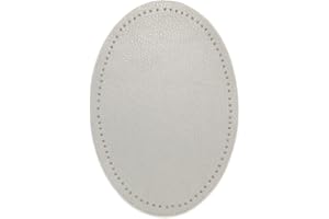 Haberdashery Online 2 Patchs en Simili Cuir per cousture Gris. Patchs pour protéger Pantalons. RSP8