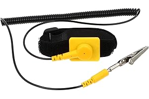 ANATI Anti-Static Wrist Strap, Antistatik Armband, Anti-Static Wrist Strap zum Schutz empfindlicher Elektronik vor statischer Entladung, für eine ESD-sichere Reparatur