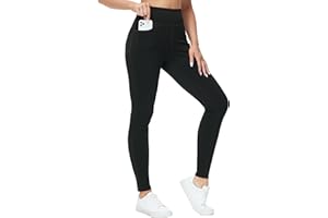 THE GYM PEOPLE Women's Wide Leg Trousers High Waisted Stretchy Tummy Control Flared Jeans Pull on Bell Bottom Jeggings with Pockets