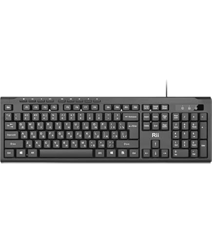 Bewinner Russische Tastatur - 80 Tasten Bluetooth Tastatur Wasserdicht