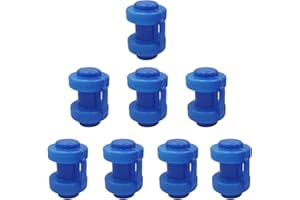 Braleto 8 Pezzi Tappi terminali per Trampolino Copertura Protettiva per Pali della Rete del Trampolino 25 mm Tappi terminali per Pali della Rete Robusto e Resistente alle intemperie