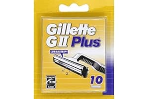 LULIZZIE Gillette GII Cuchillas Plus, 10 unidades