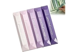 ANTUK 5PCS Double Sided Correction Pens, Double Sided Correction Pen for Wrapping Paper/Crafting/Parcels, Crafting Pens, White out Correction Tape, for Home & Office Use (Purple)