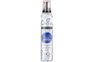 Morfose Mousse Soin Cheveux Collagène 200 ml – Hydratation, brillance & élasticité – Mousse capillaire au collagène & protéines de soie pour cheveux secs et abîmés