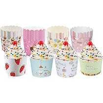 100 Stück Cupcake-Förmchen 5x3,8x3 Cm – Bunt, Backofenfest Und Perfekt Für Geburtstag, Hochzeit & Partys