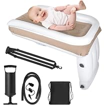 Lit Avion Bébé GOEDCH - Rallonge De Siège Pour Voyager En Avion Ou Voiture, Nid Douillet Anti-glisse
