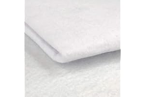 DISCOVER LIFESTYLE & FASHION FABRICS White Craft Felt Fabric Premium Material for Art Sewing Festive Decorations DIY Art Decor Table wear | 60” – 150 cm Wide | Sold by The Metre